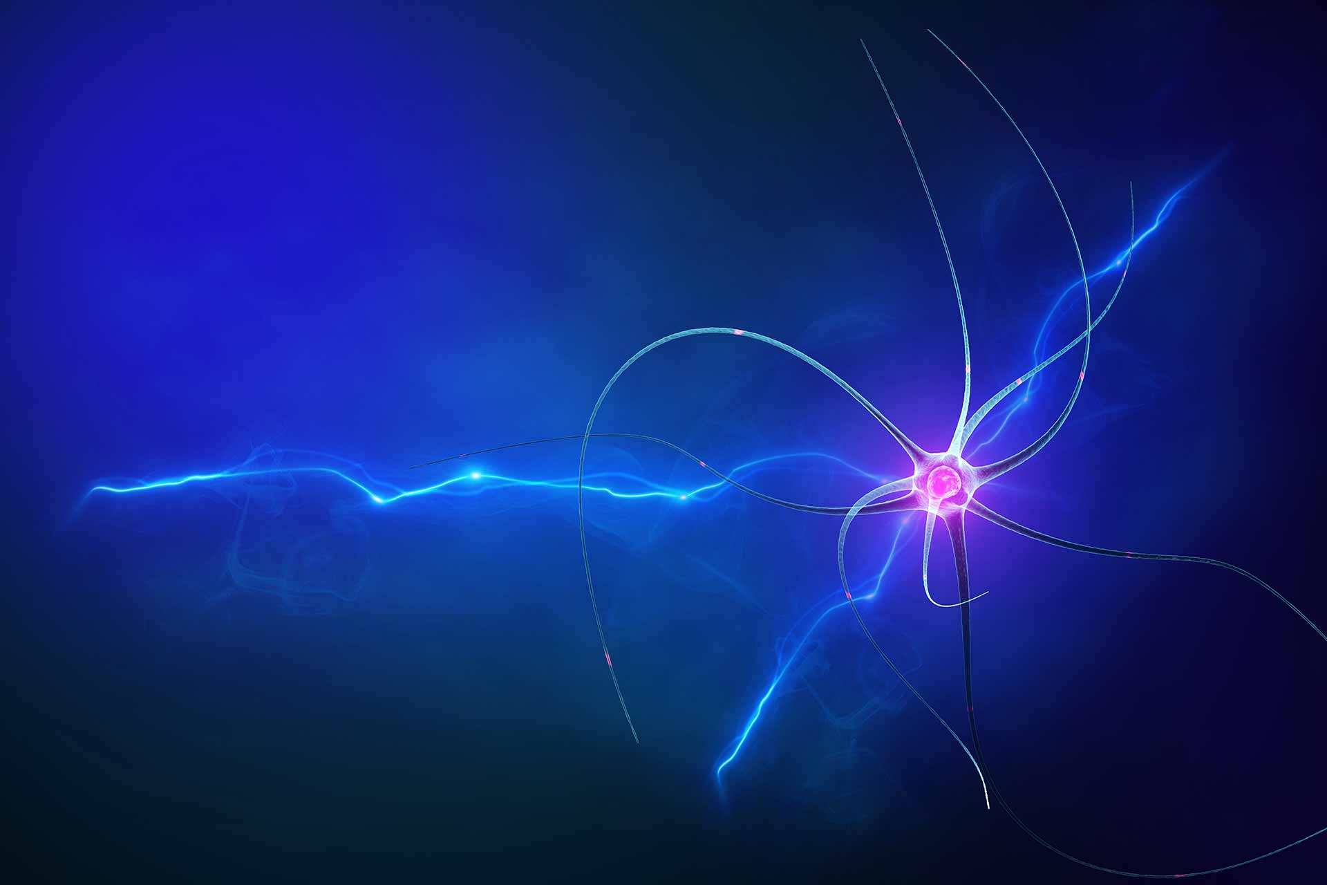 glowing-nucleus-in-a-nerve-cell